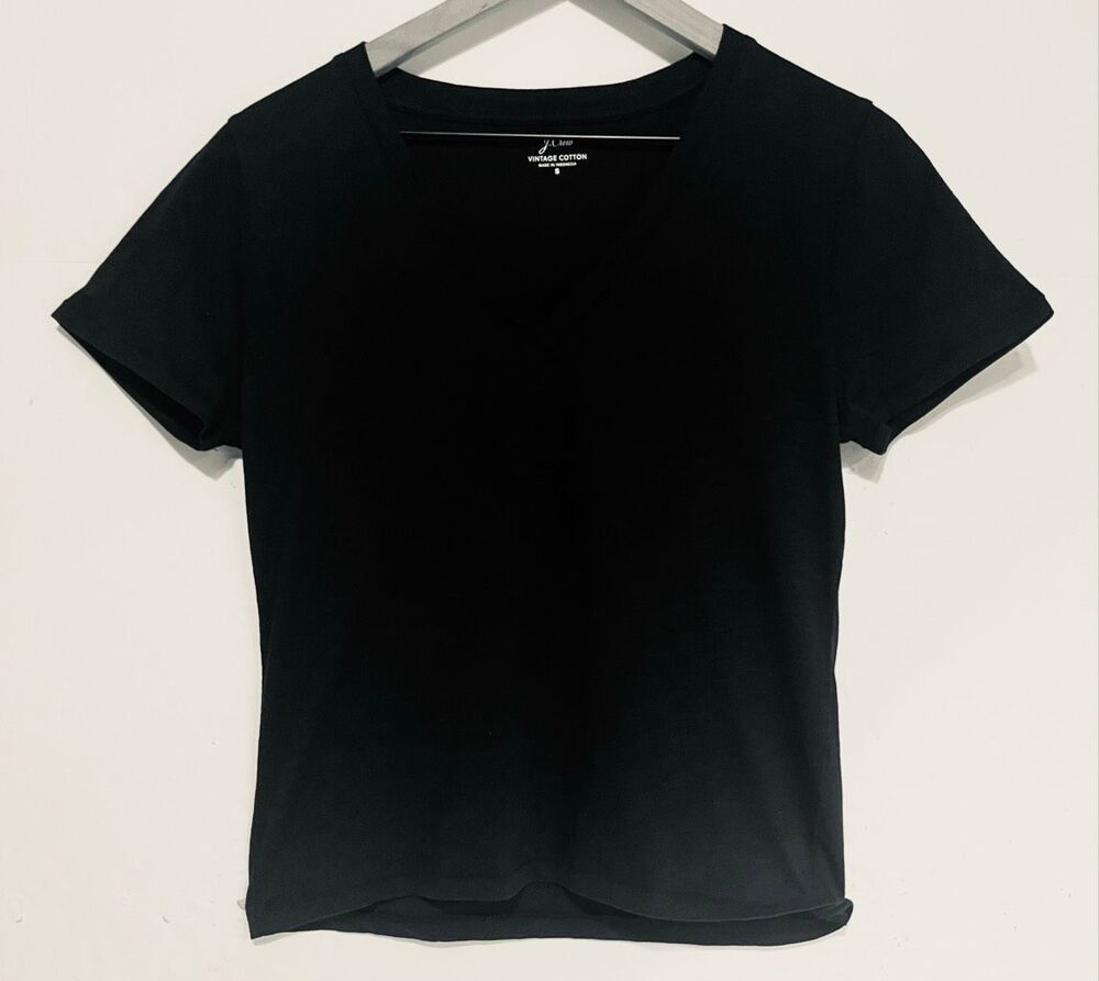 J. Crew Vintage Black Tee   Size S